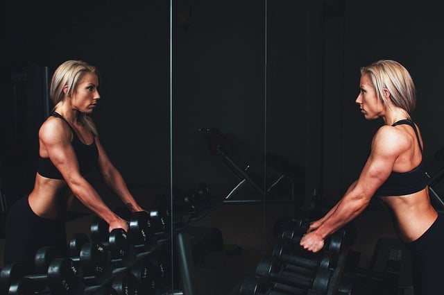 Girl at a gym