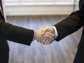 two man shaking hands
